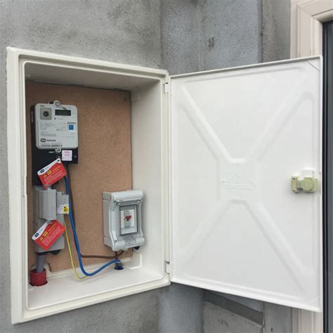 box out electric meter|recessed electricity meter box.